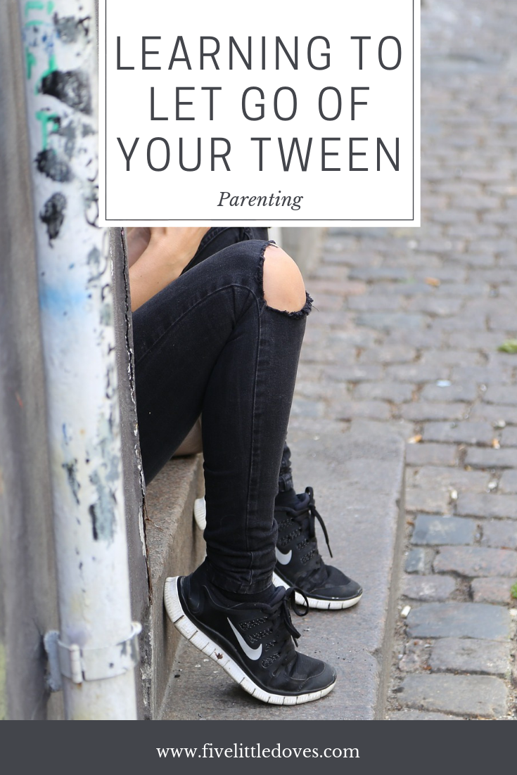 Learning To Let Go Of Your Tween | One moms experience of her son growing up and learning accept that he would rather spend time with his friends. Is there a rule book for pre-teens growing up? www.fivelittledoves.com