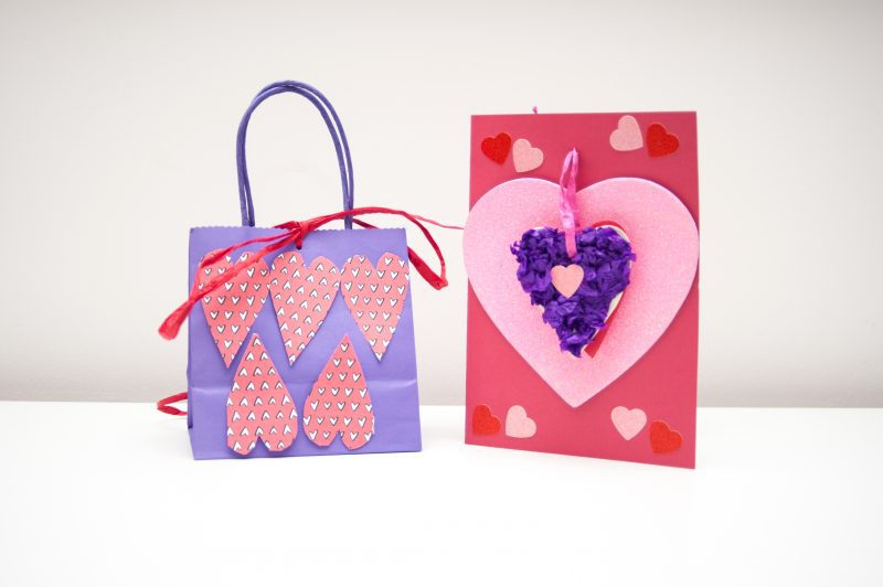 Three simple Valentines crafts for children