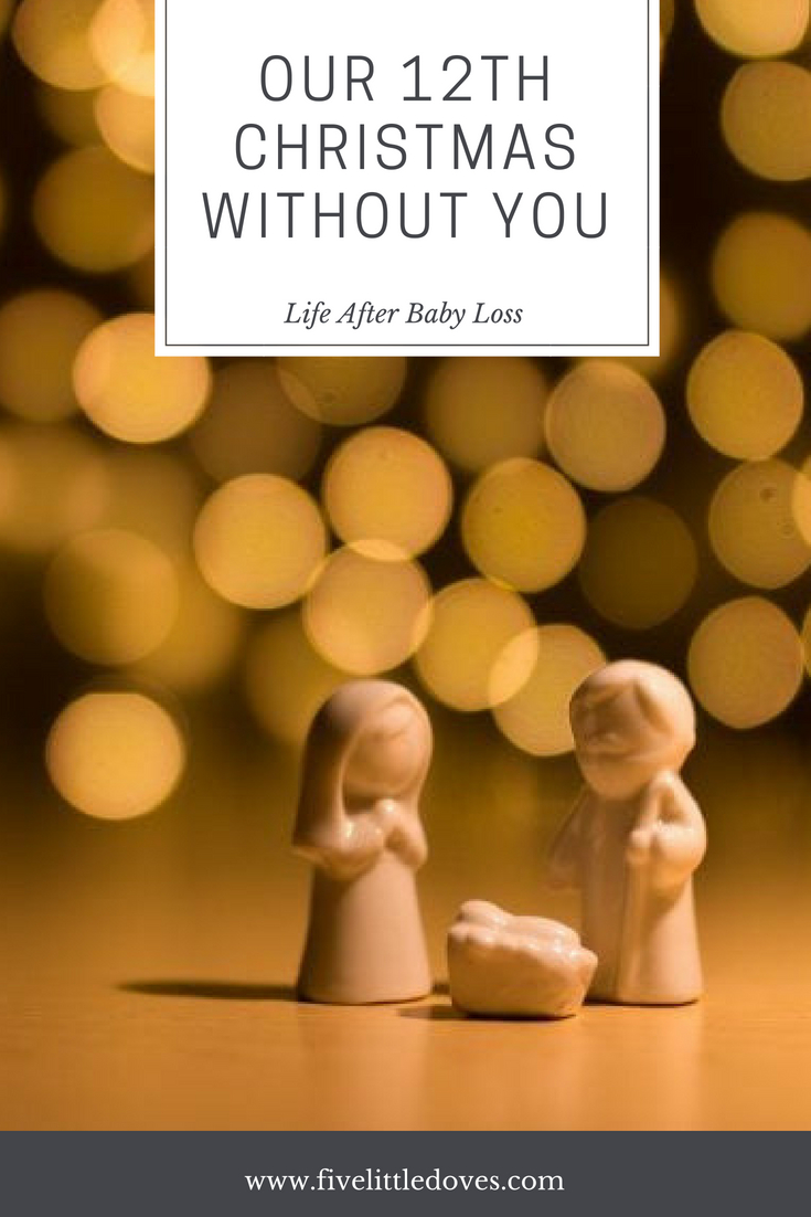 Our 12th Christmas Without You | Special occasions and holidays will always be painful when you continue on after someone has died, especially so when it is your child that you are mourning. A mom writes about her experiences with life after her son was born sleeping in the third trimester of her pregnancy www.fivelittledoves.com