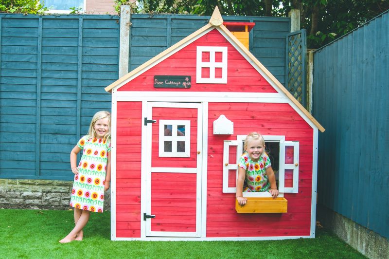 Introducing the Crooked Mansion Wooden Playhouse