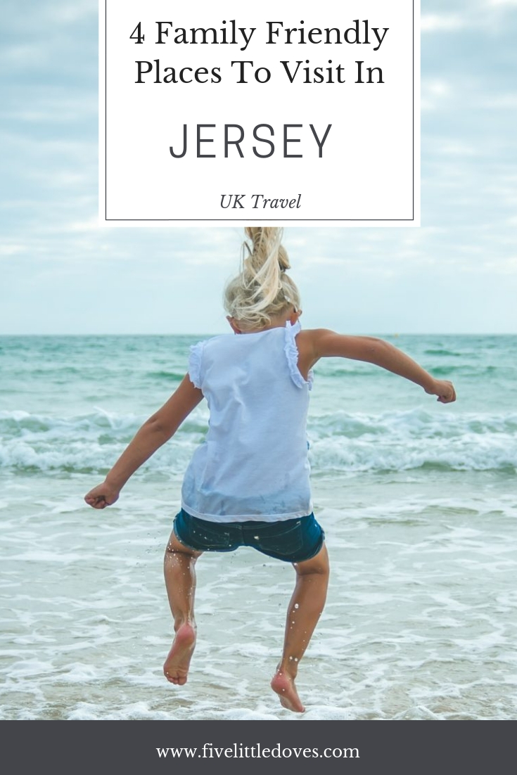 4 Family Friendly Places To Visit In Jersey | Make sure you don't miss these family attractions in Jersey. Make a family holiday in the UK one to remember with these ideas for great family days out www.fivelittledoves.com