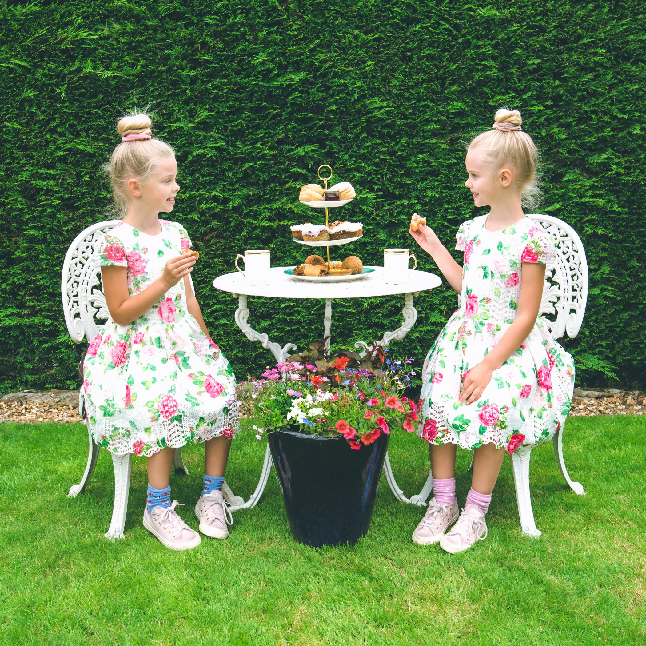 Afternoon tea in the garden with Red Letter Days
