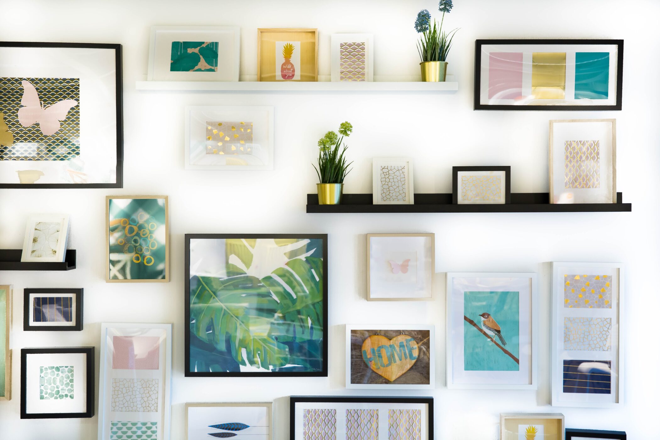 3 ways to create a feature wall