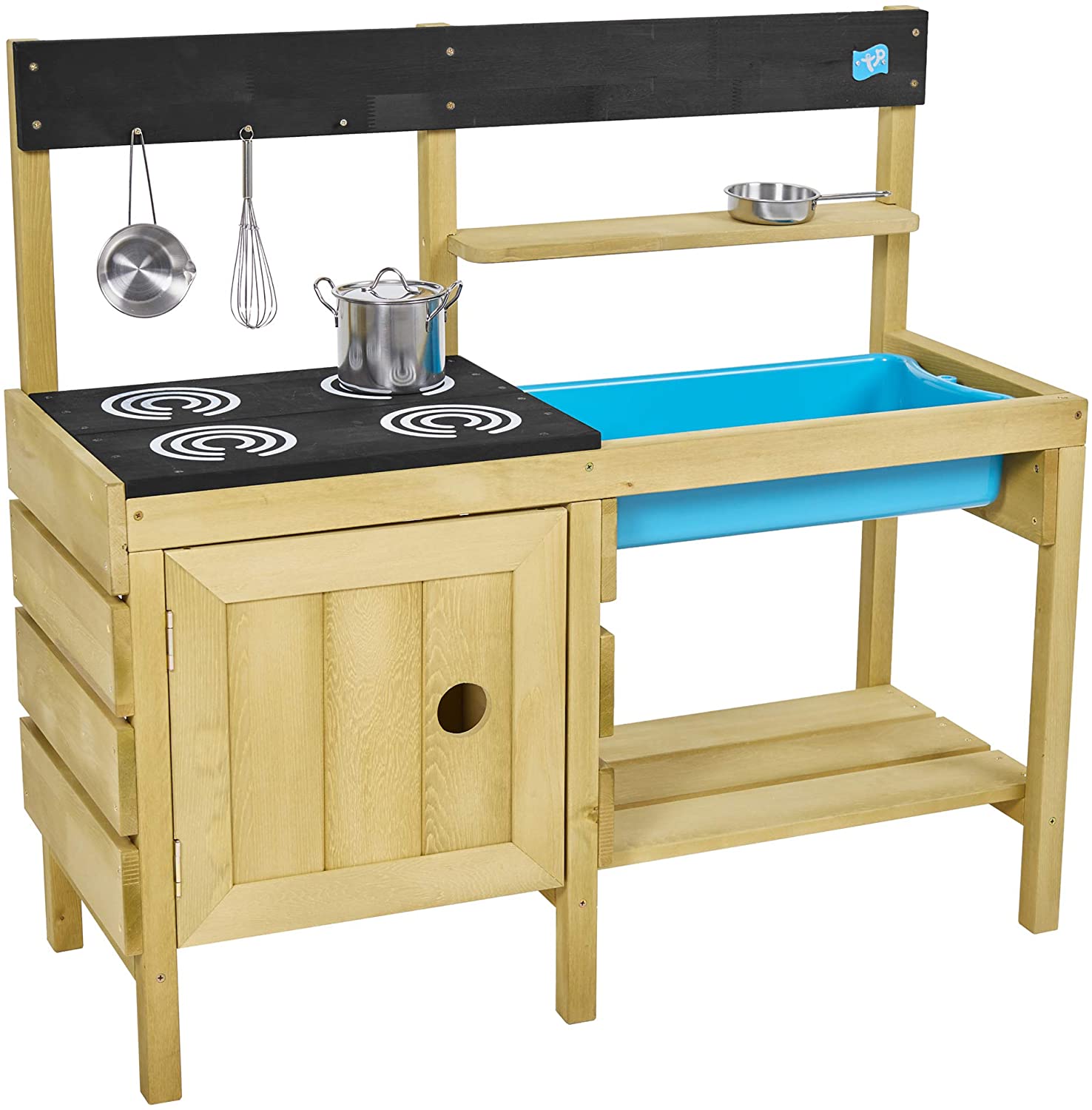 Win TP Splash & Play Happy Chef Wooden Mud Kitchen worth £129.99