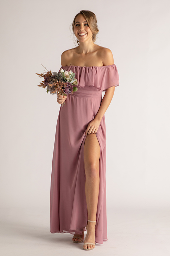 #FlowyBridesmaidsDressinPlum
