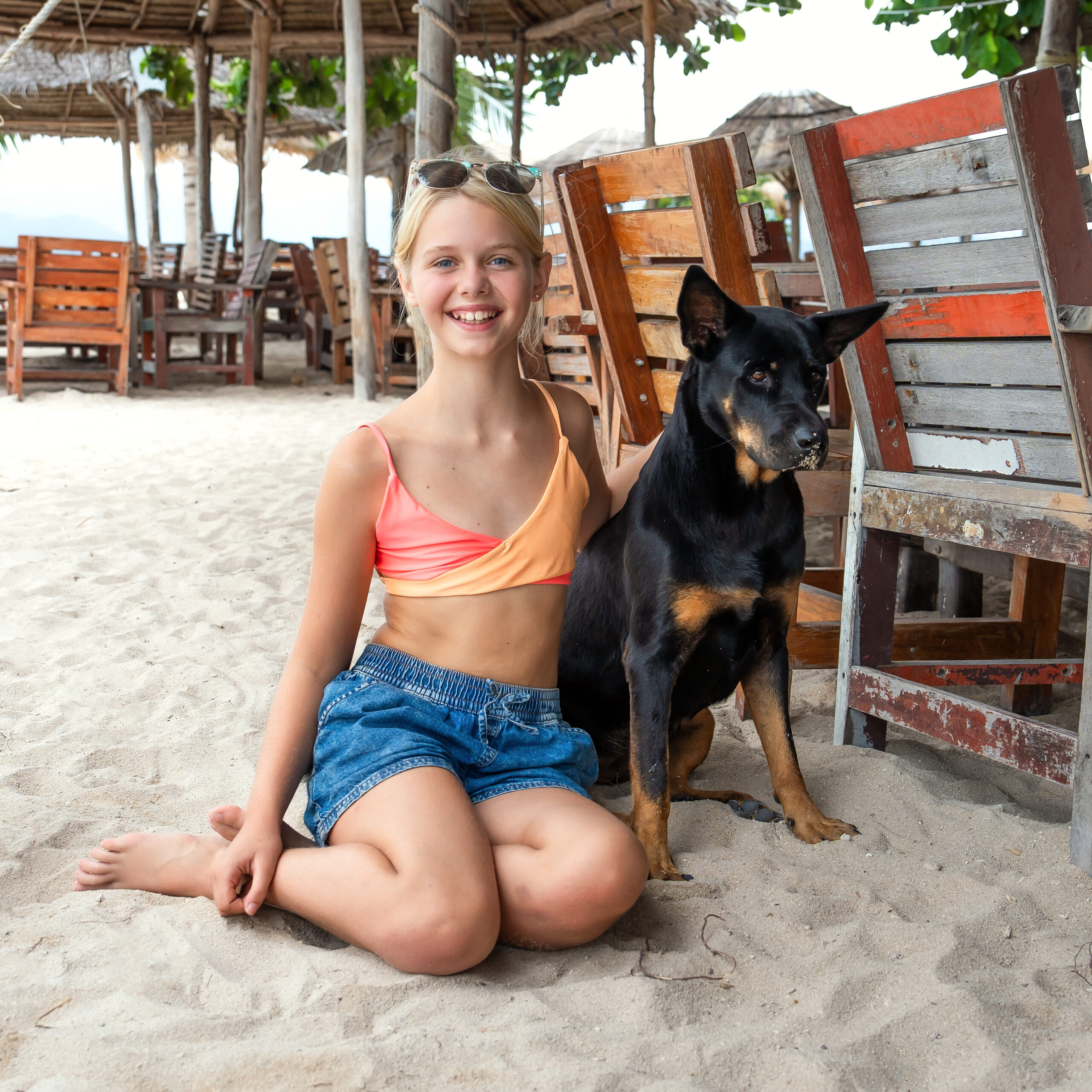 Pig island Koh Samui, Thailand 
