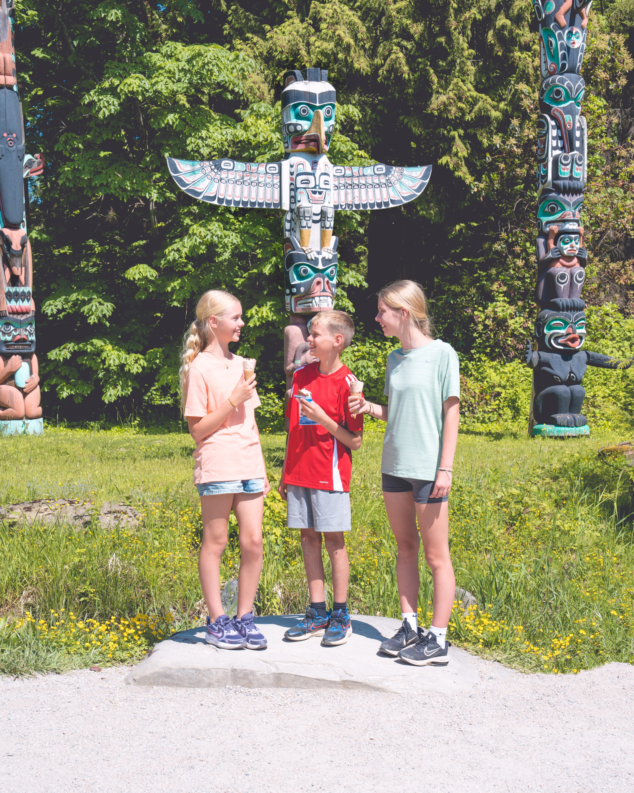 10 day Vancouver itinerary, Stanley Park totem poles