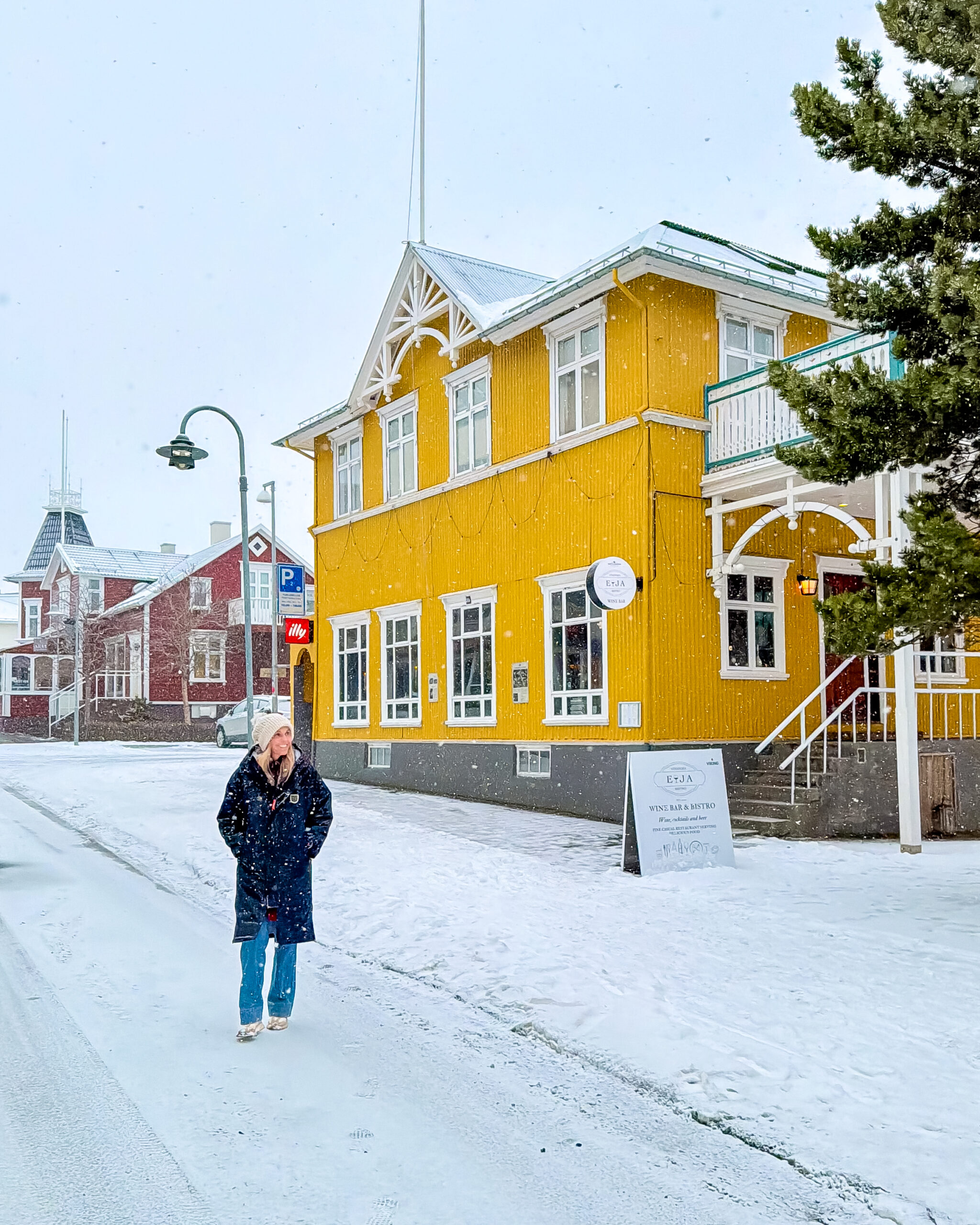 Walking in Akureyri, Iceland